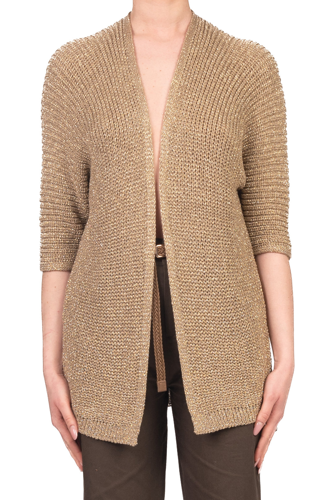Vicolo - Cardigan aperto filo lurex Art. 5AB5021