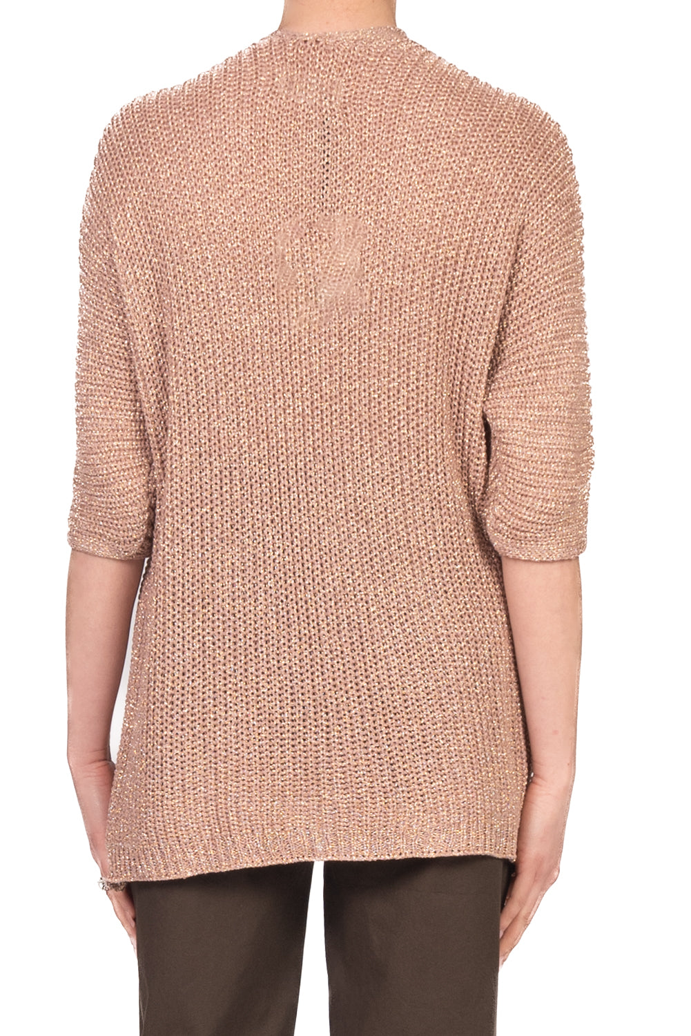 Vicolo - Cardigan aperto filo lurex Art. 5AB5021