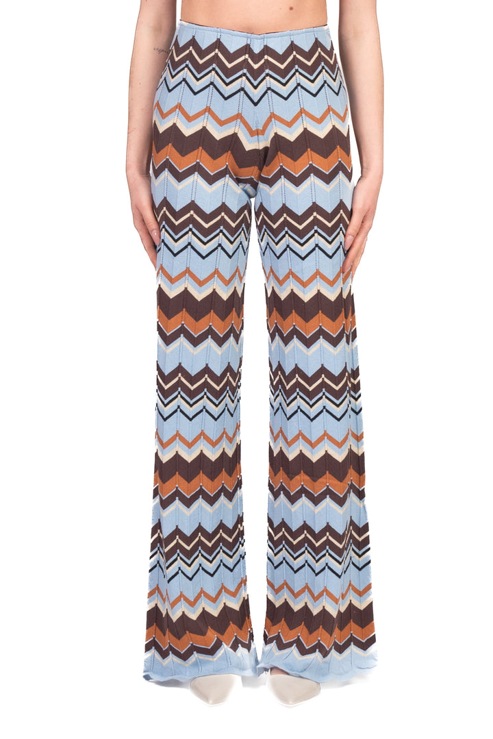 Vicolo - Pantalone in maglia fantasia Art. 4AB4018