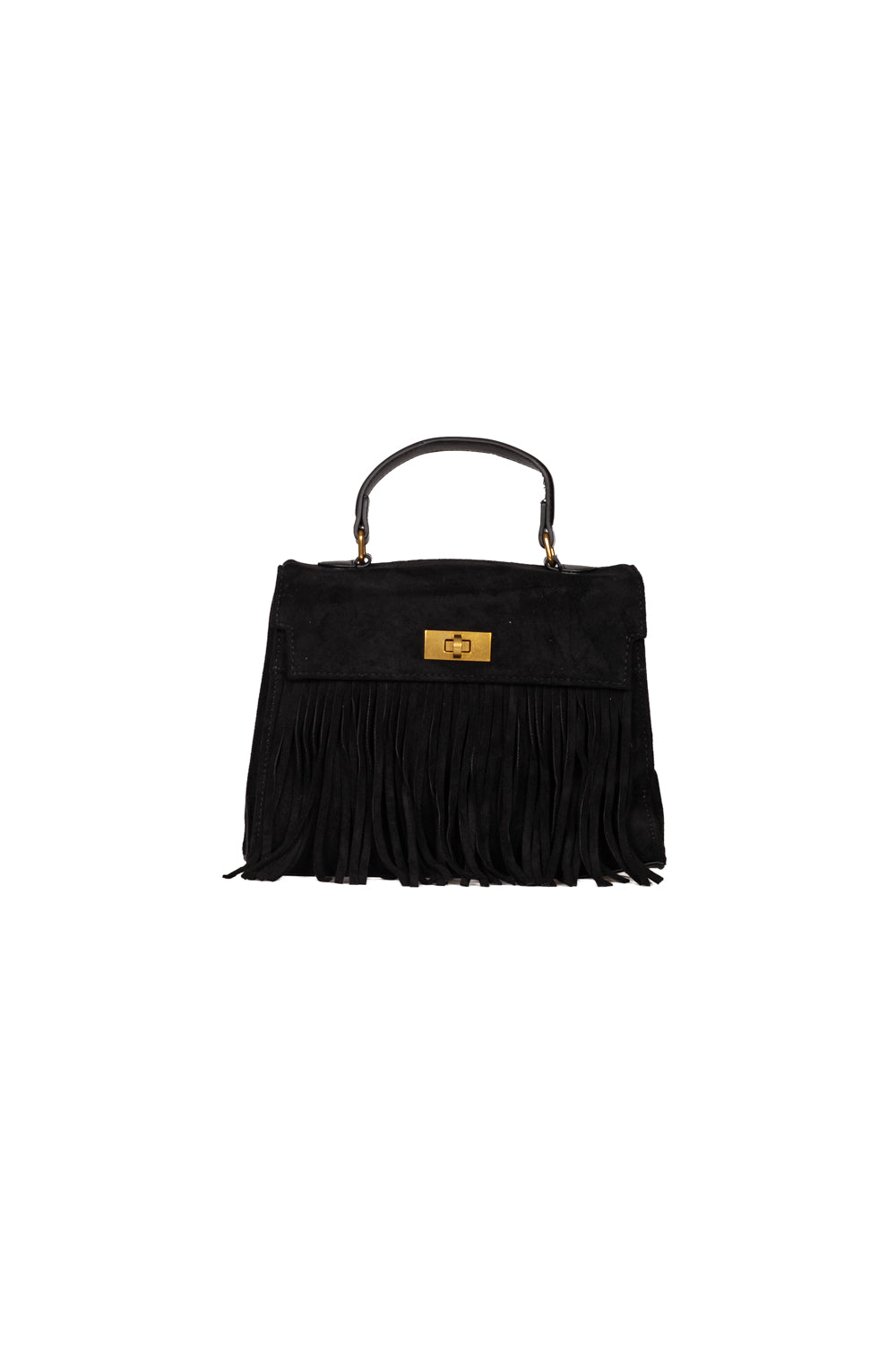 Upper - Borsa in suede con frange