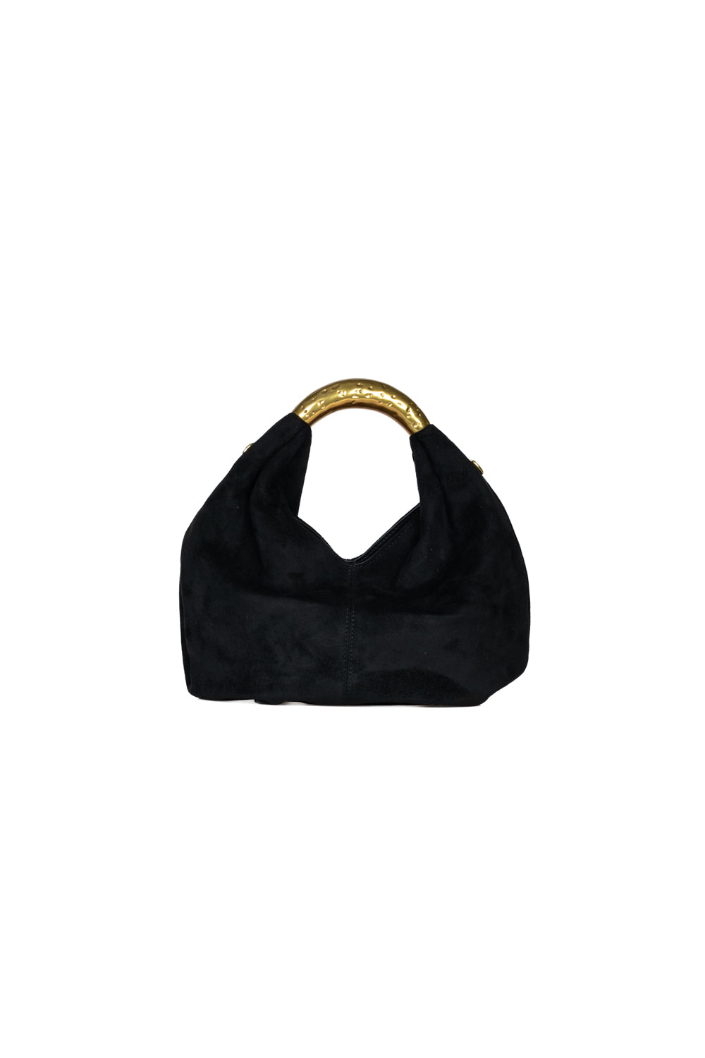 Upper - Borsa mezzaluna scamosciata