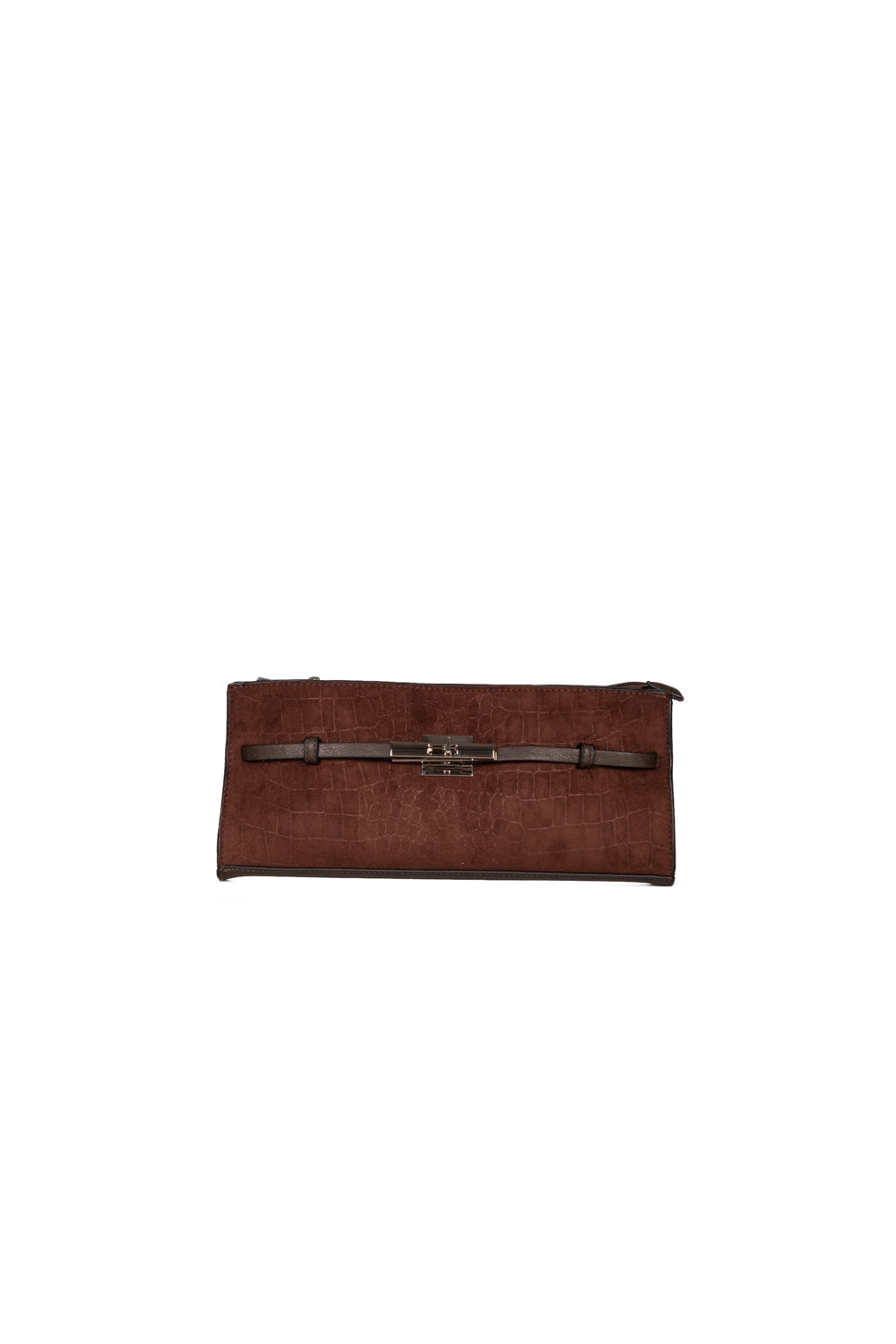 Upper - Borsa baguette scamosciata effetto cocco