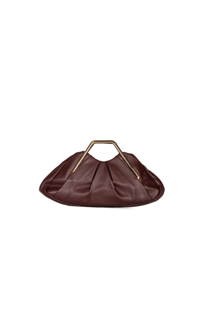 Upper - Borsa clutch manico oro