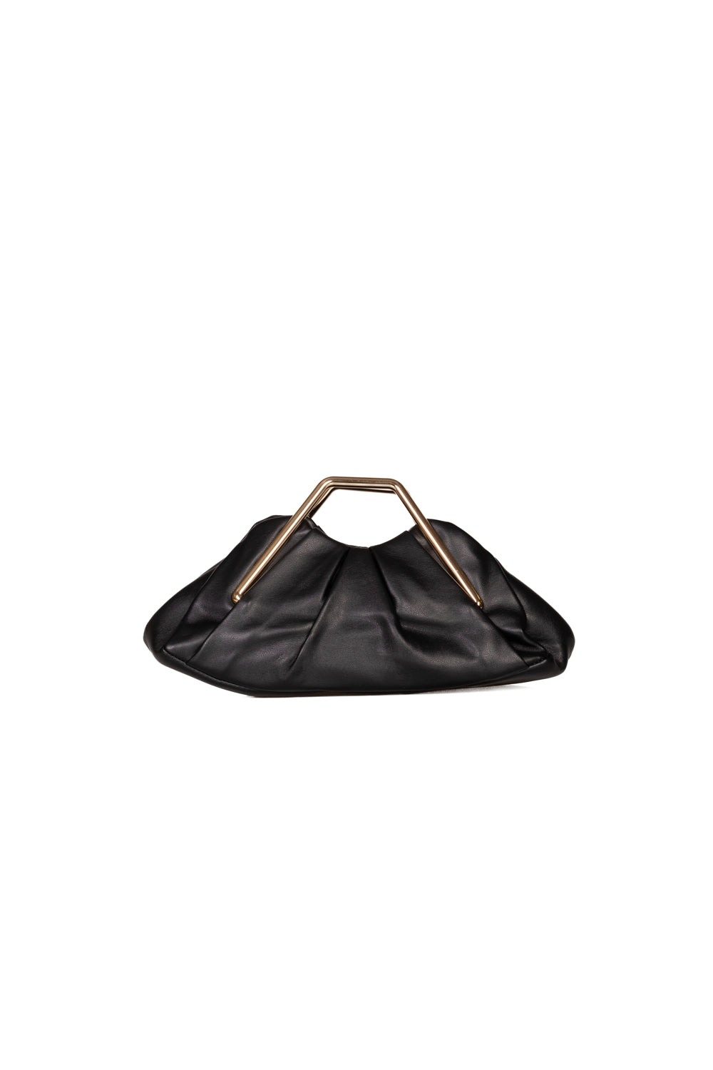 Upper - Borsa clutch manico oro