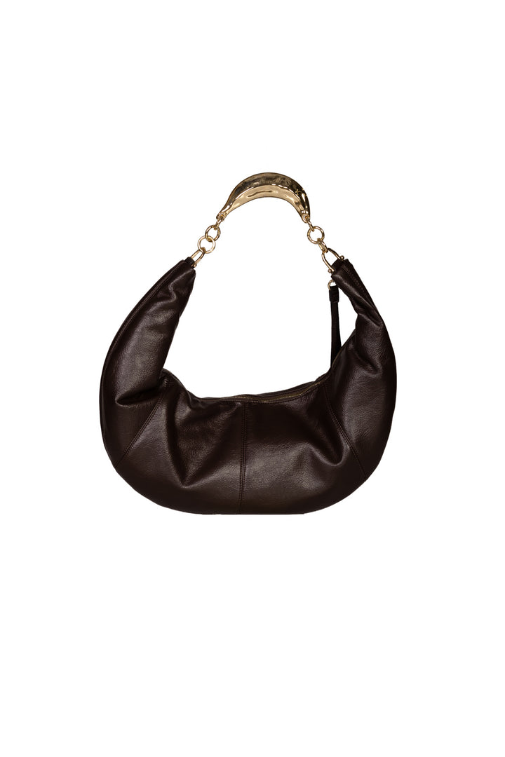 Upper - Borsa mezzaluna ecopelle