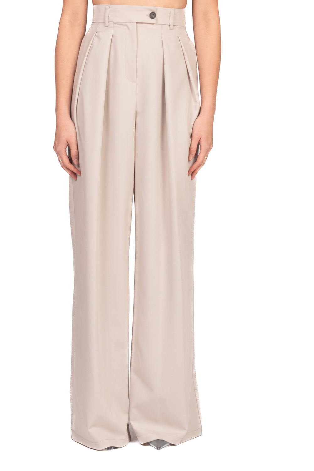 Tensione In - Pantalone palazzo chiusura asimmetrica Art. 26P4364
