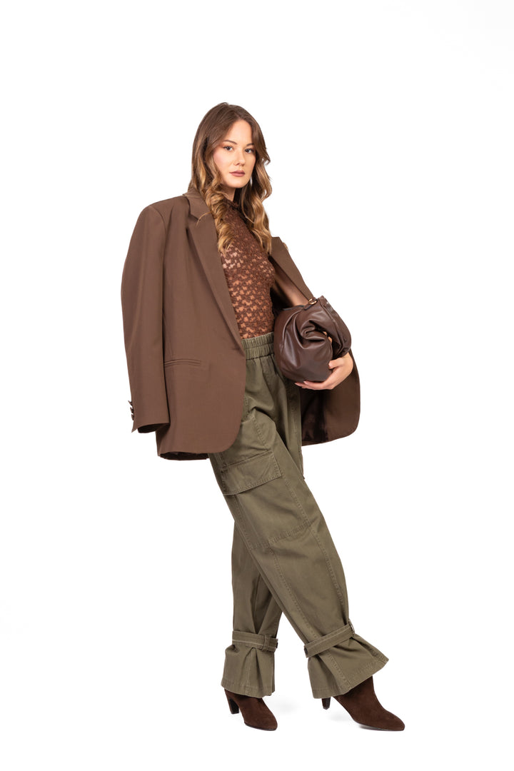 Tensione In - Pantalone cargo con elastico Art. HM705