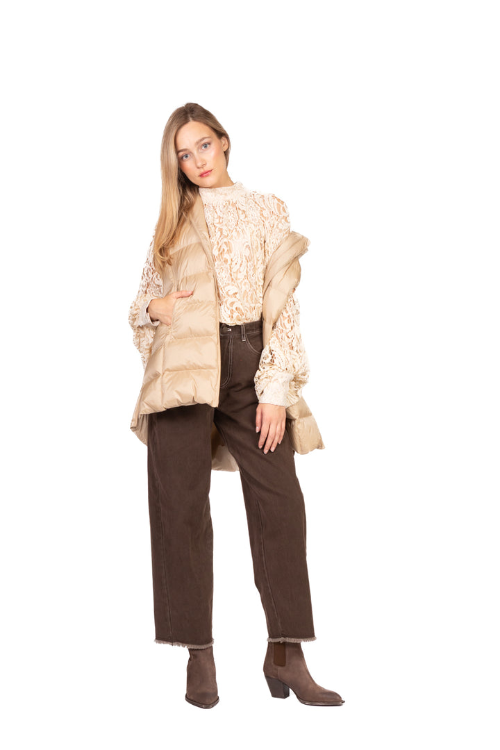 Tensione In - Blusa pizzo manica palloncino Art. 26C629