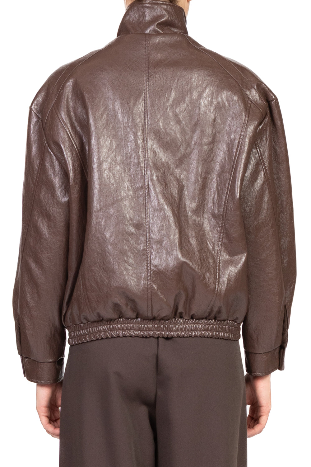 Tensione In - Giacca bomber ecopelle con tasche Art. FF582