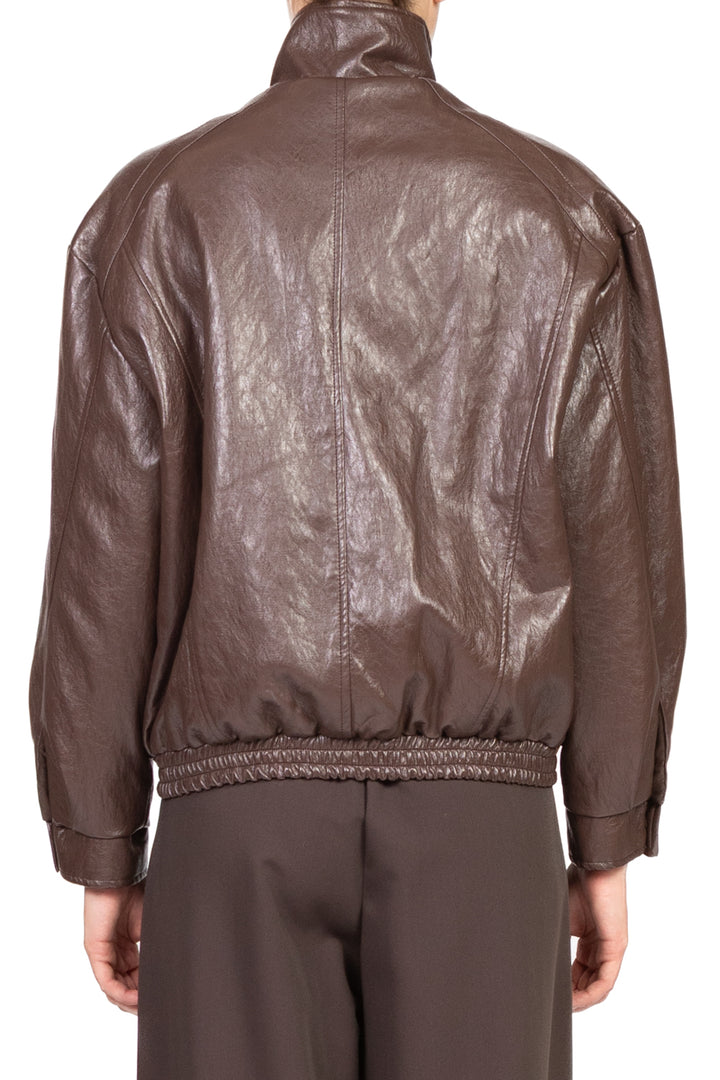 Tensione In - Giacca bomber ecopelle con tasche Art. FF582