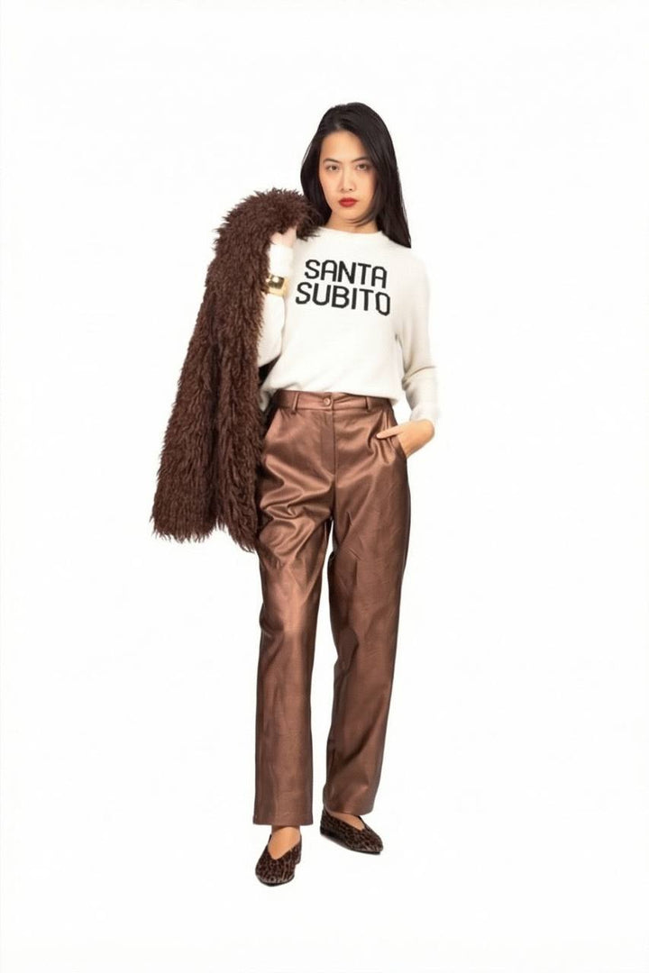 Tensione In - Maglia girocollo SANTA SUBITO Art. D82141