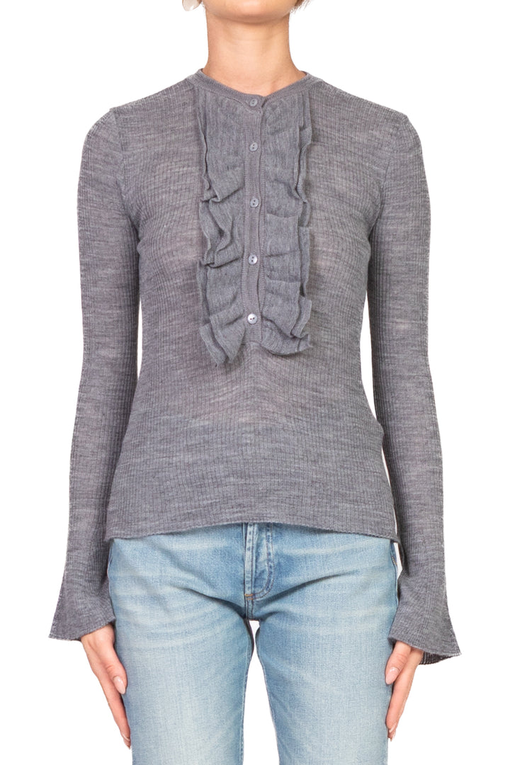 Motel - Maglia bottoncini con rouches Art. 25A865