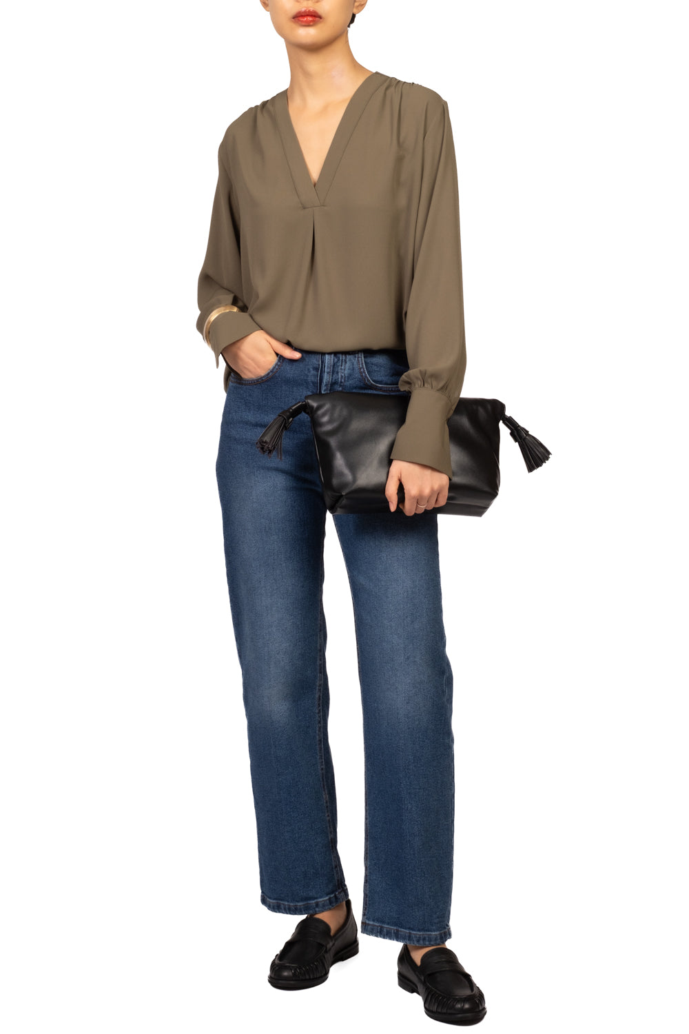 Emunà - Blusa scollo v Art. NOEMY
