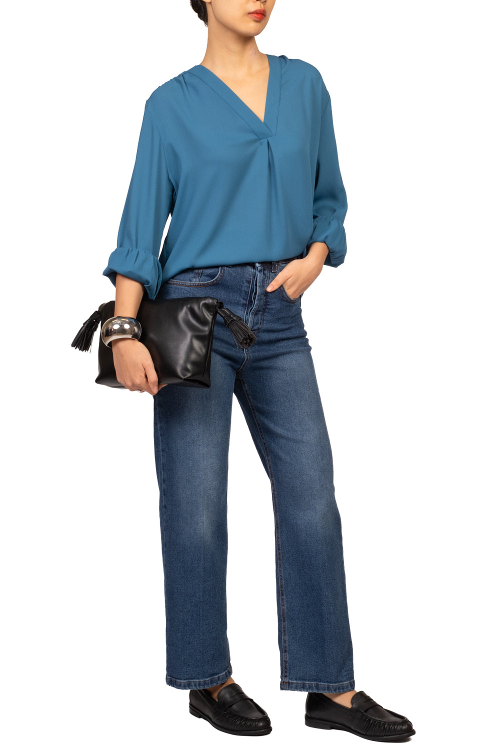 Emunà - Blusa scollo v Art. NOEMY