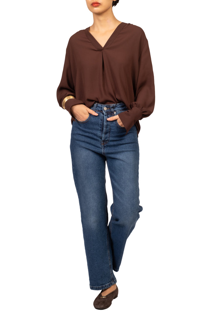 Emunà - Blusa scollo v Art. NOEMY