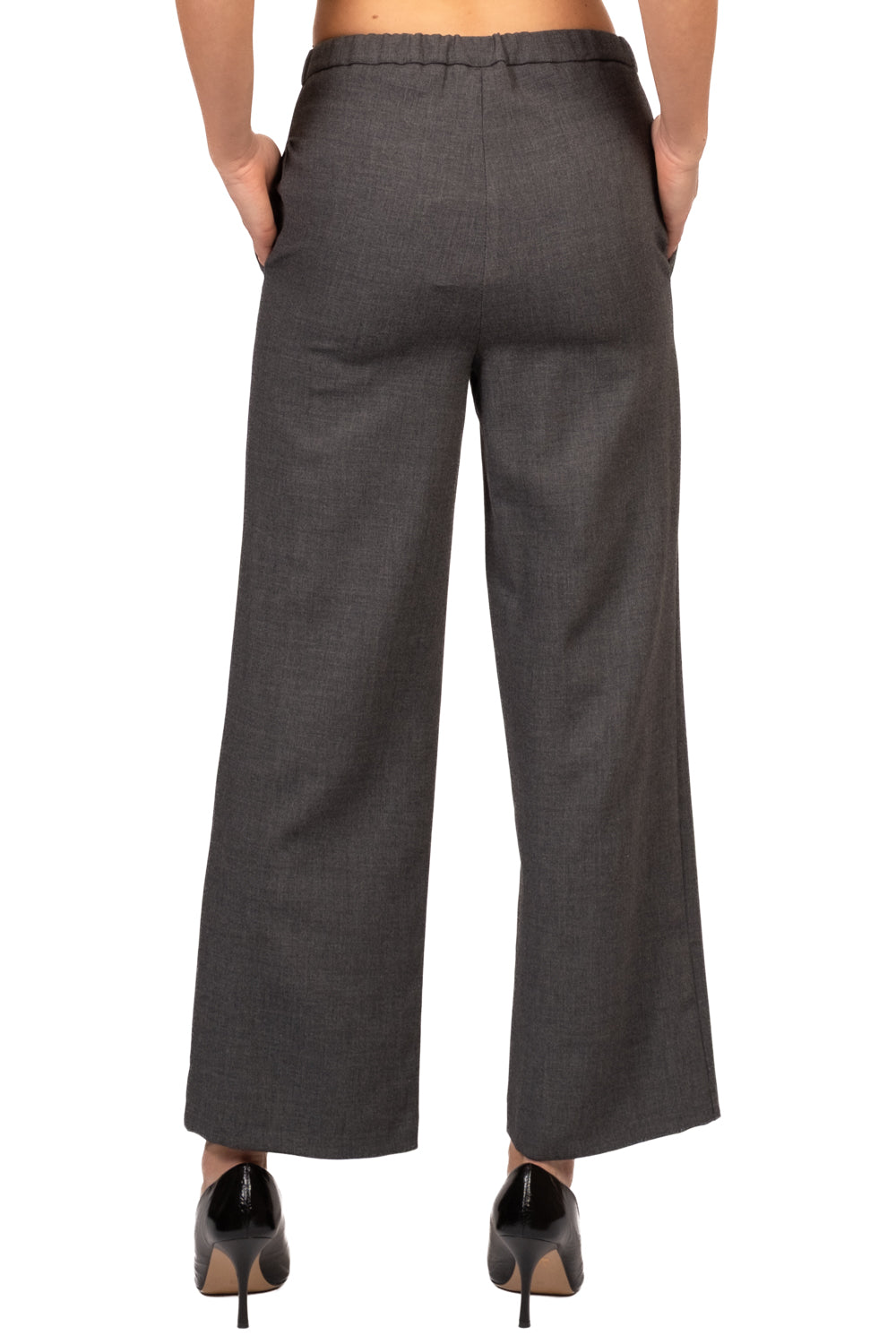 Tensione In - Pantalone dritto chiusura asimmetrica Art. 27P6580