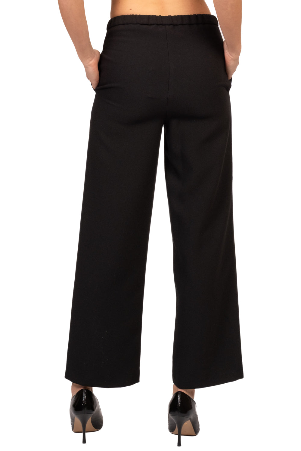Tensione In - Pantalone dritto chiusura asimmetrica Art. 27P6580