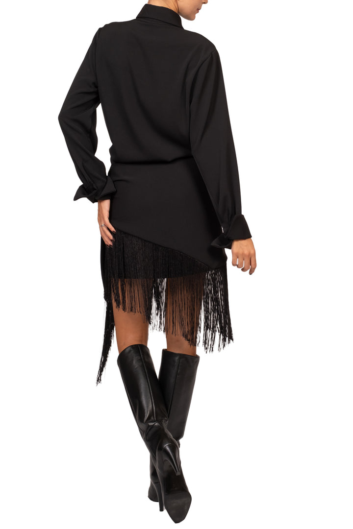 Tensione In - Abito mini con pareo frange Art. 40765