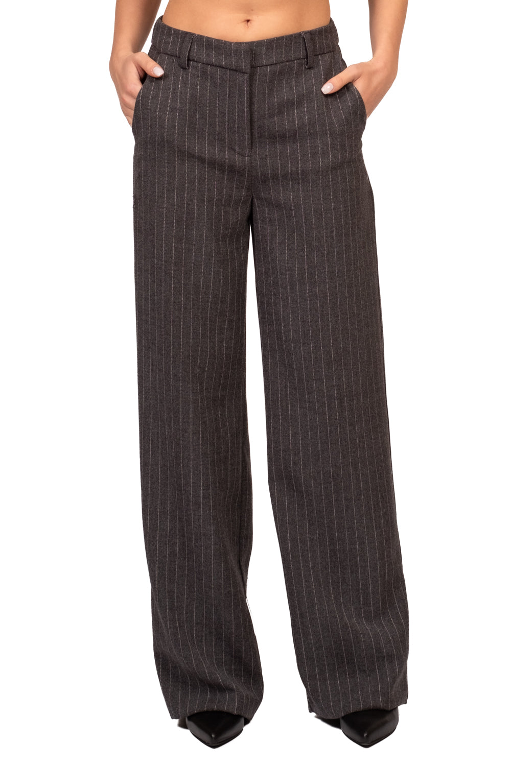 Tensione In - Pantalone palazzo gessato Art. 27P6610