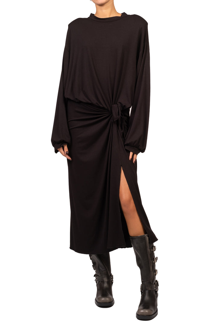 Tensione In - Abito lungo con nodo Art. FW260093-B