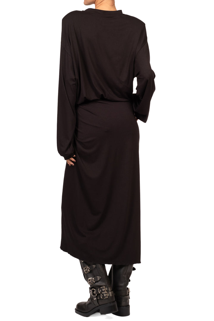 Tensione In - Abito lungo con nodo Art. FW260093-B