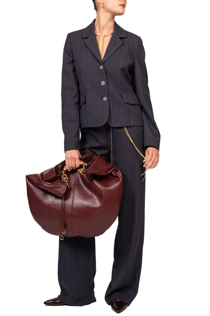 Tensione In - Pantalone palazzo gessato Art. 27P6610