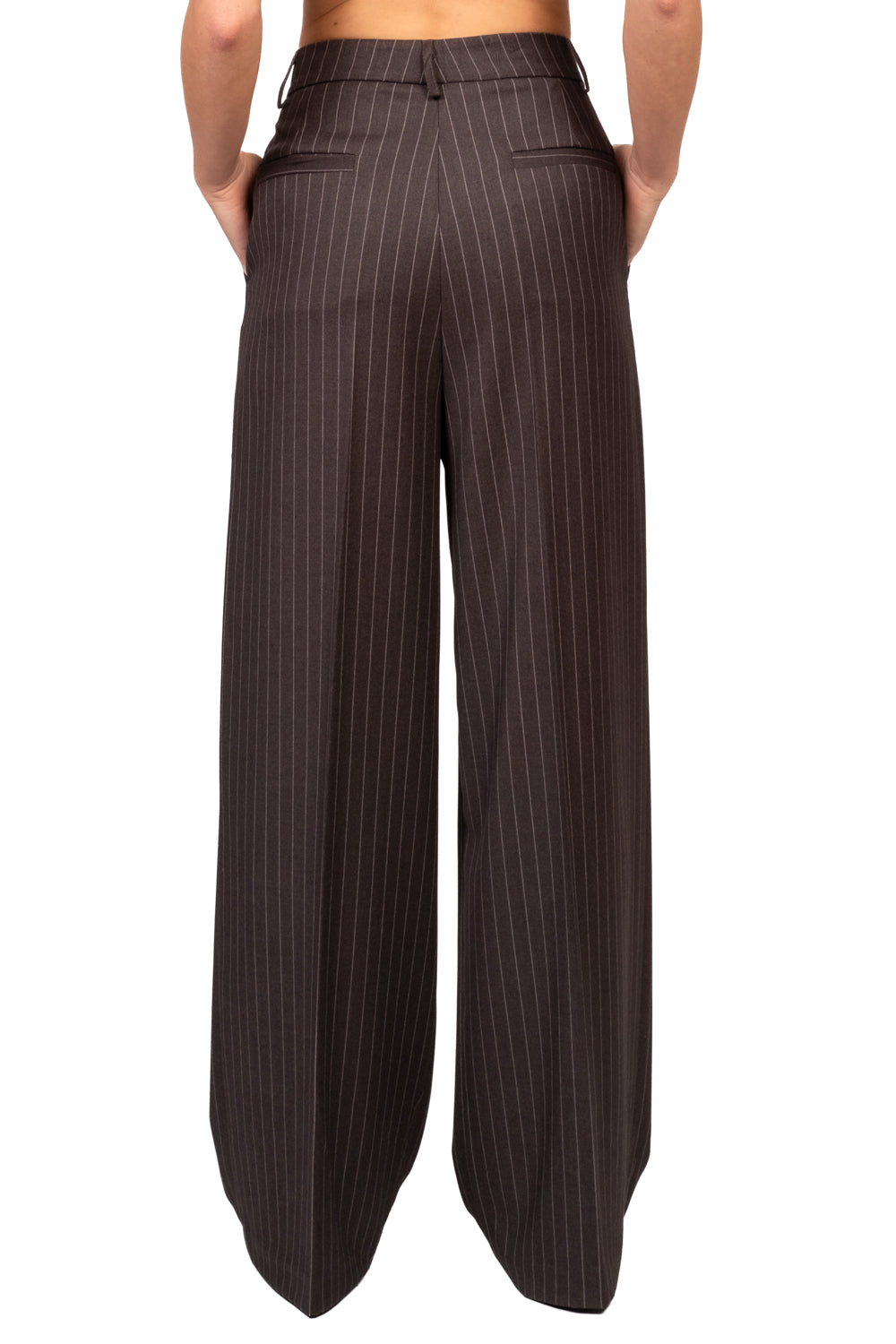 Vicolo - Pantalone palazzo gessato Art. TAC1641