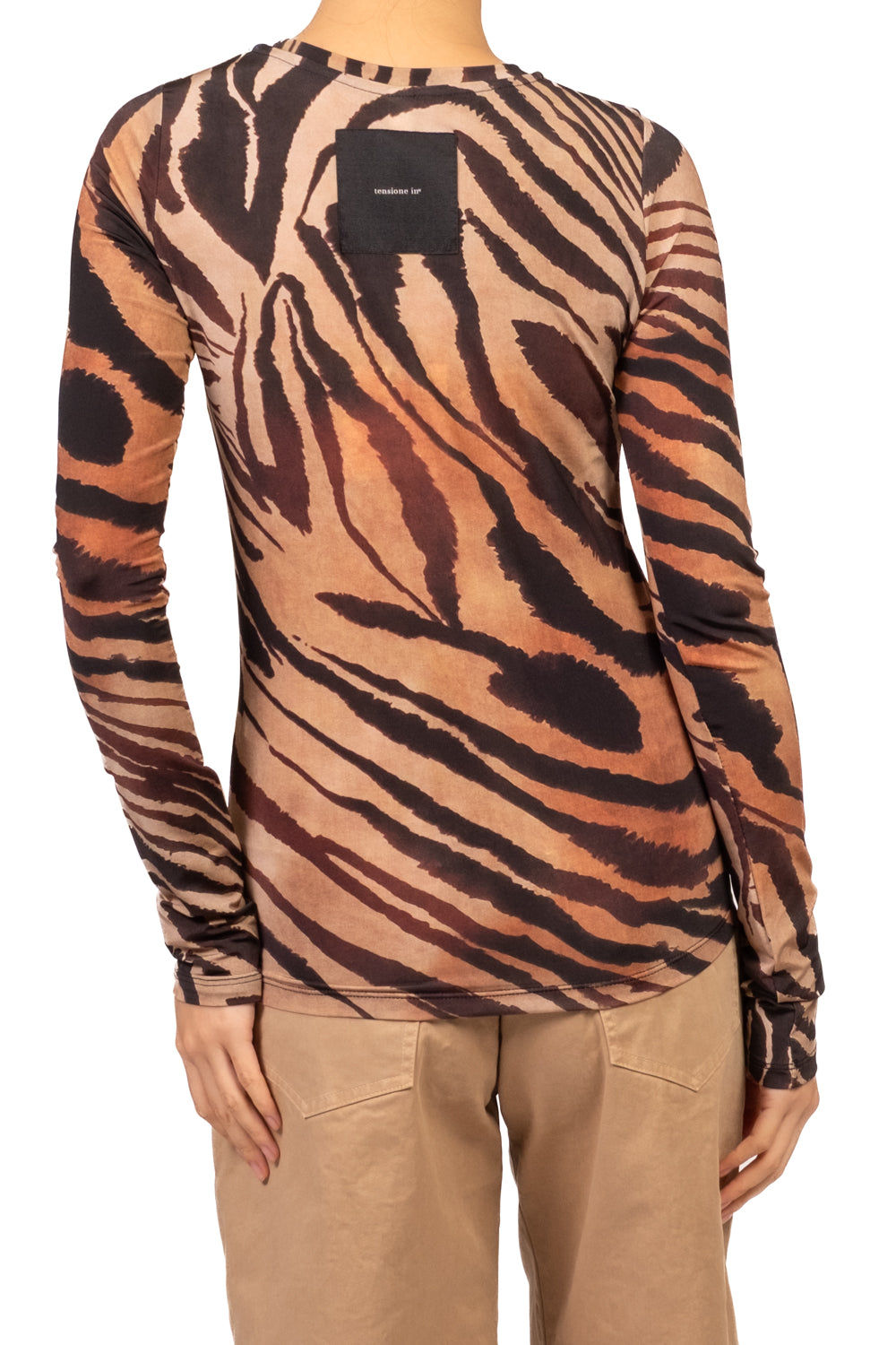 Tensione In - T-Shirt fantasia zebrata Art. 40839