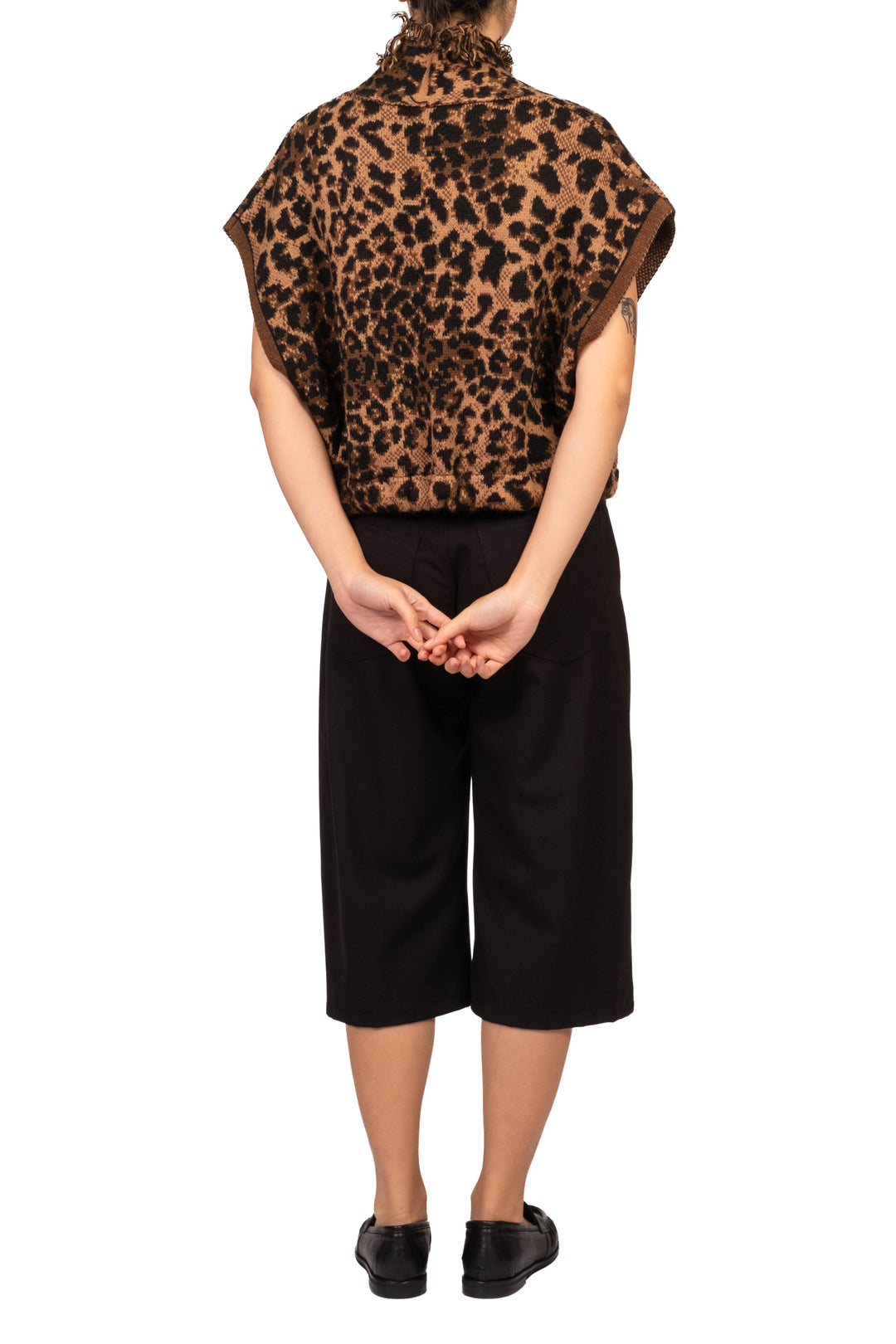 Vicolo - Gilet in maglia animalier Art. 7AC7249