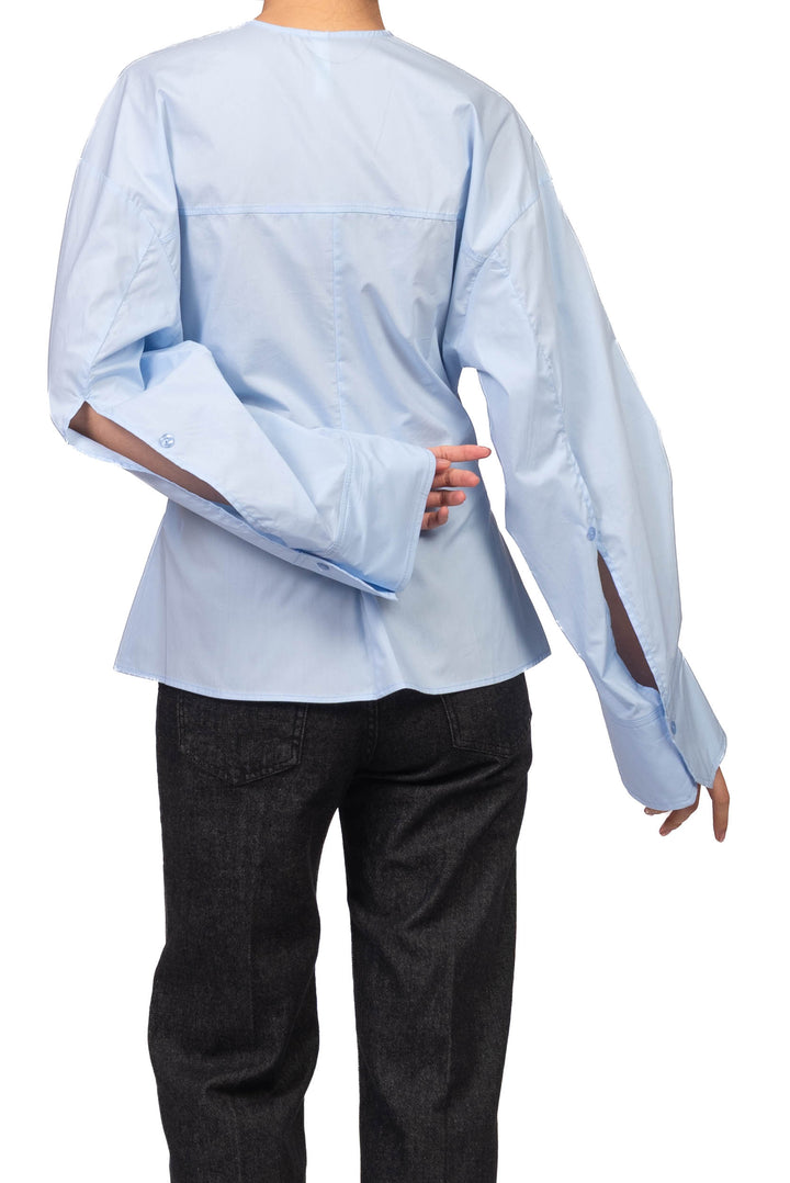 Tensione In - Camicia sfiancata collo coreano Art. W26C884