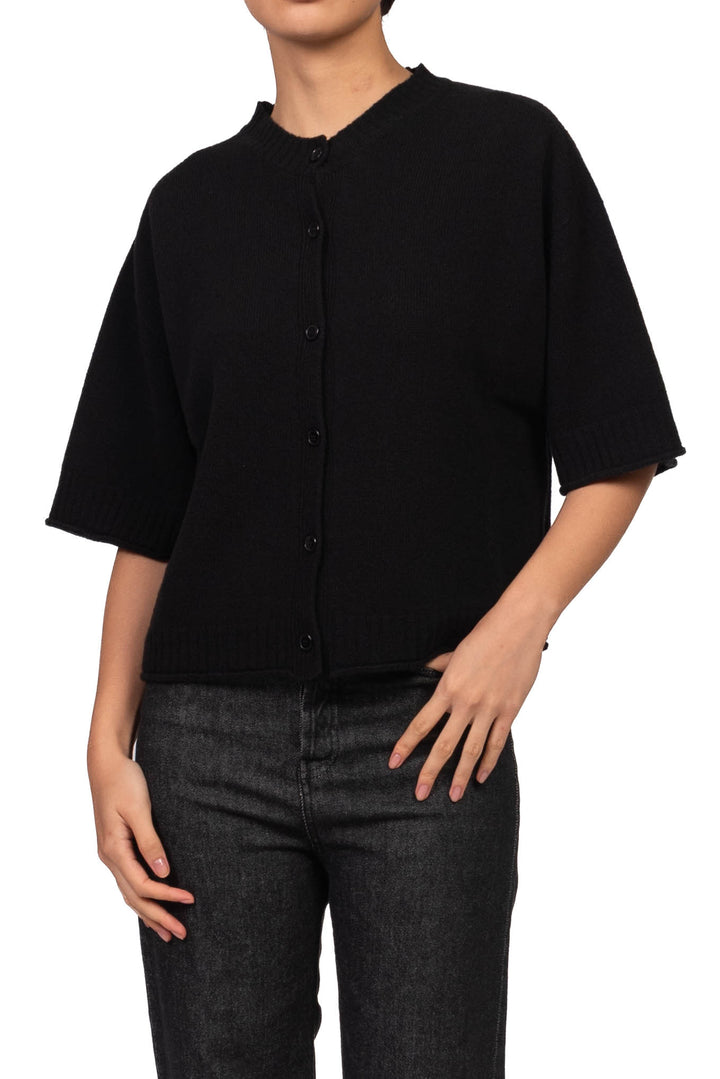 Kontatto - Cardigan mezza manica in lana Art. 3M1838CN