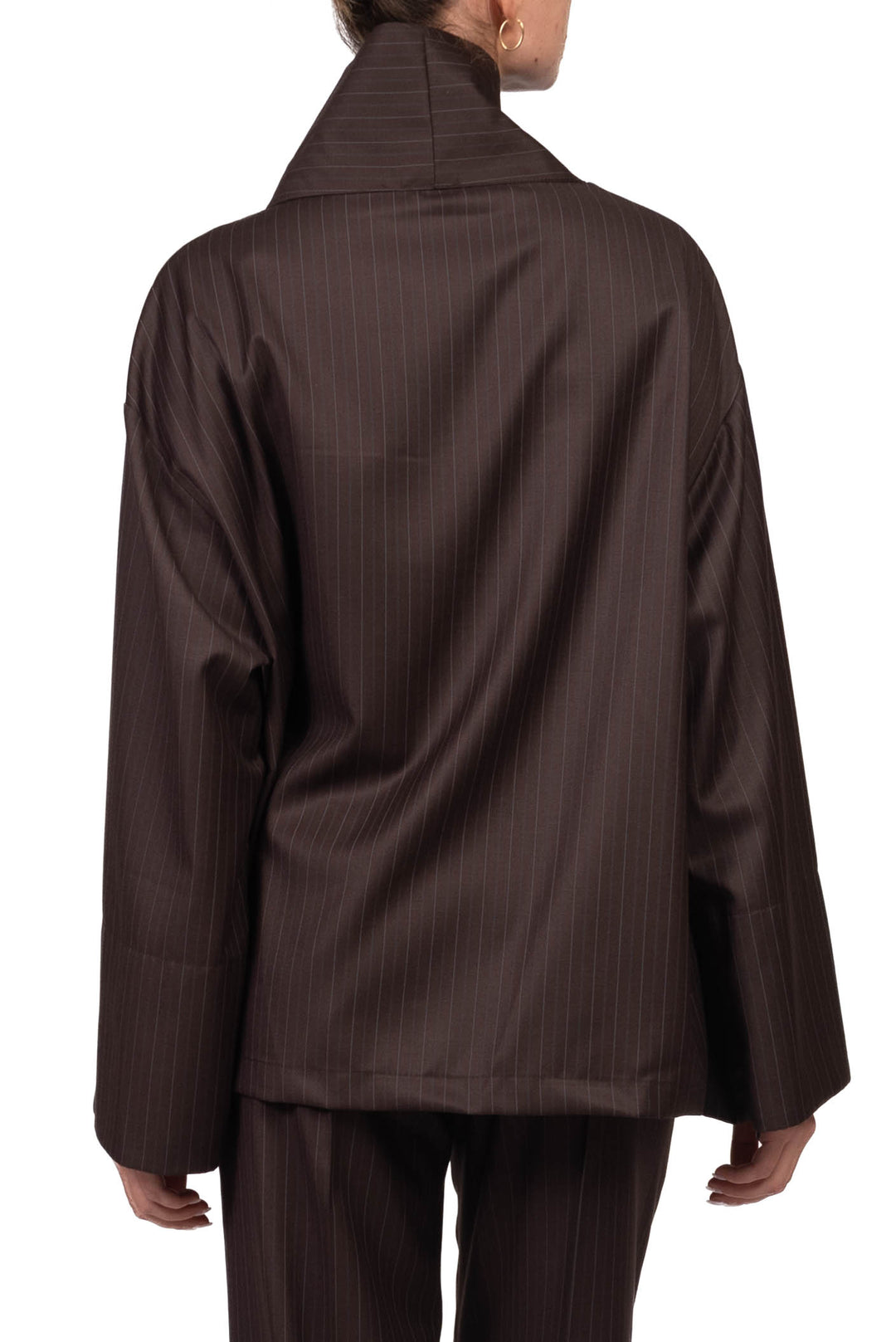 Vicolo - Blusa gessata collo in piedi Art. TAC1527