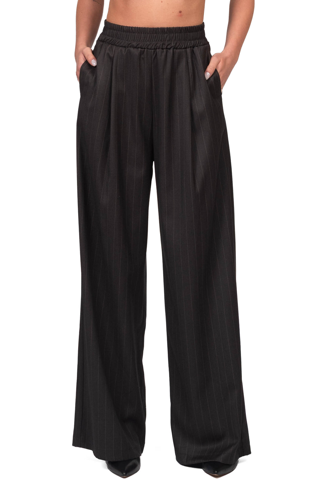 Vicolo - Completo gessato blusa e pantalone Art. TAC1587