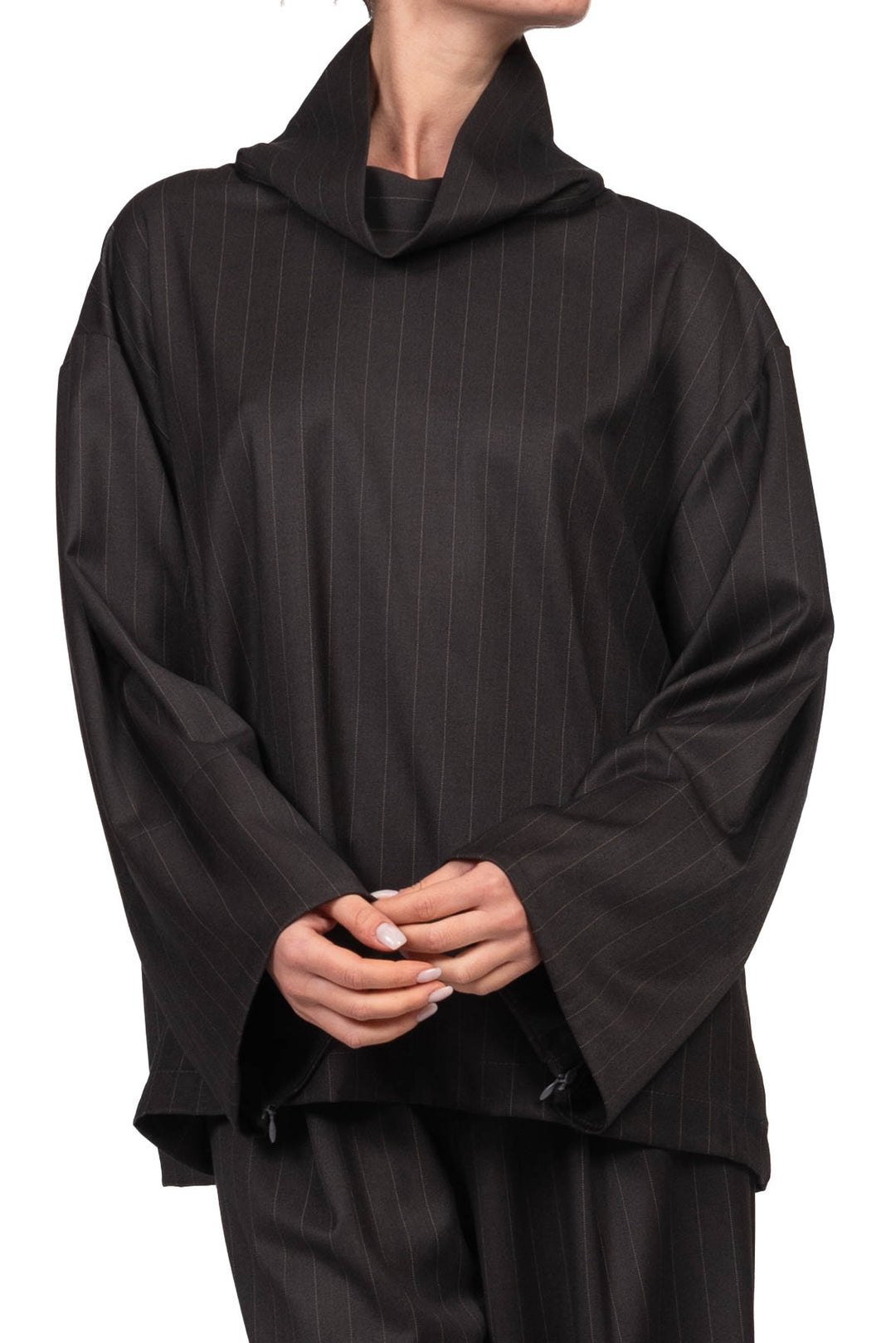 Vicolo - Completo gessato blusa e pantalone Art. TAC1587