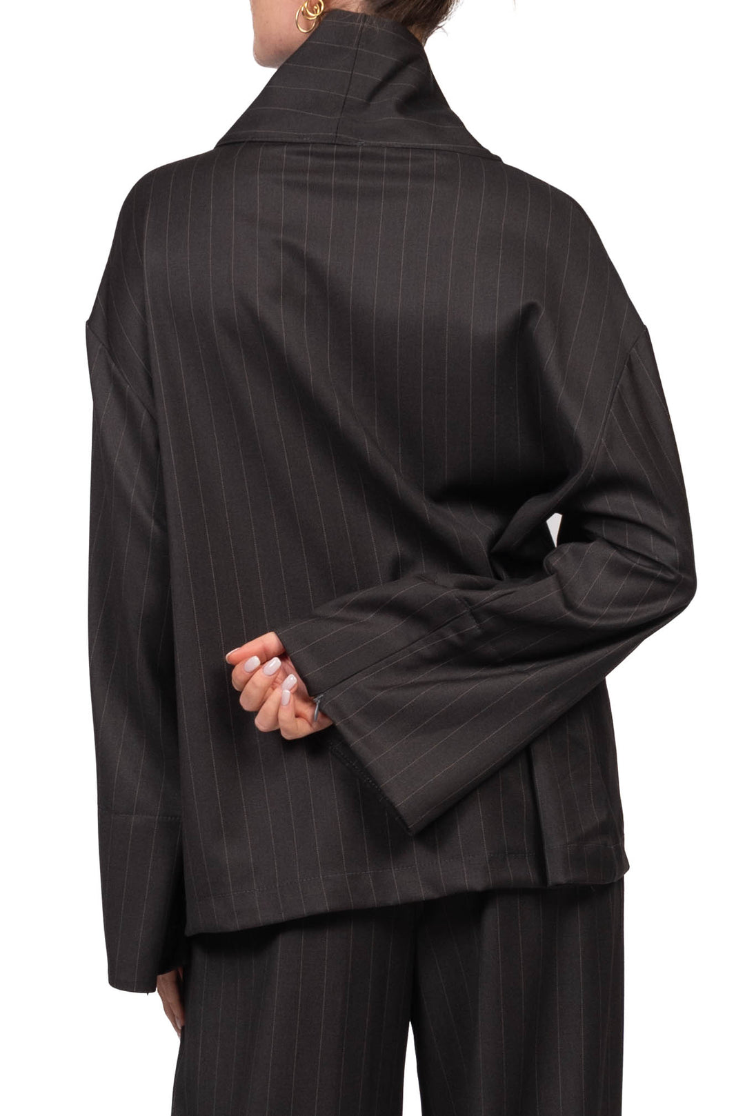 Vicolo - Completo gessato blusa e pantalone Art. TAC1587