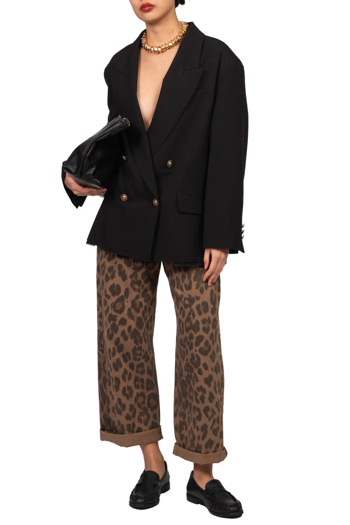 Vicolo - Pantalone baggy animalier Art. TAC1537
