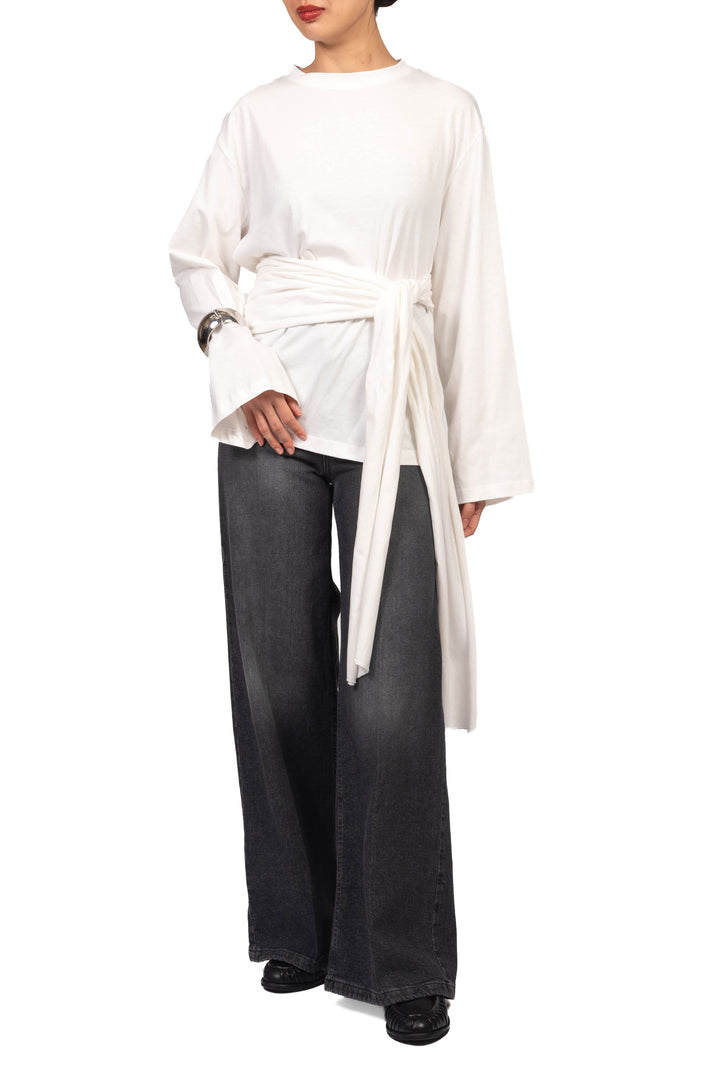 Tensione In - Jeans palazzo Art. P27-HIGRISE-BLACK-DSW