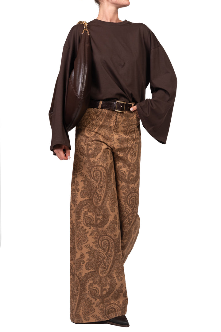 Vicolo - Jeans palazzo fantasia paisley - denim Art. DAC5325