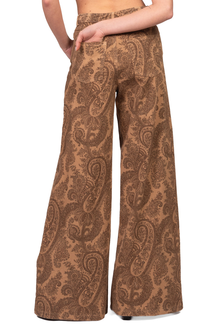 Vicolo - Jeans palazzo fantasia paisley - denim Art. DAC5325