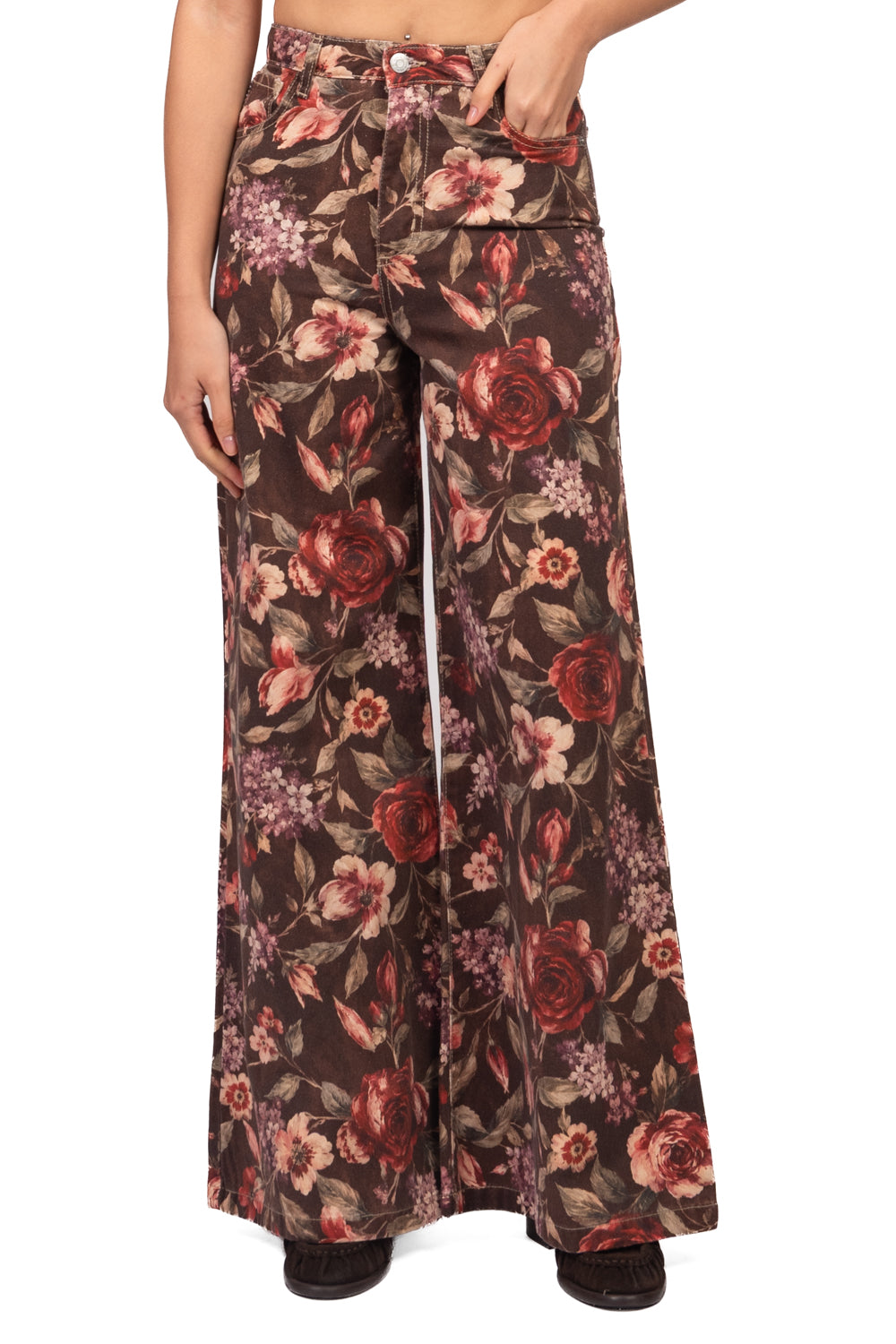 Have One - Jeans palazzo floreale Art. PSB-R305