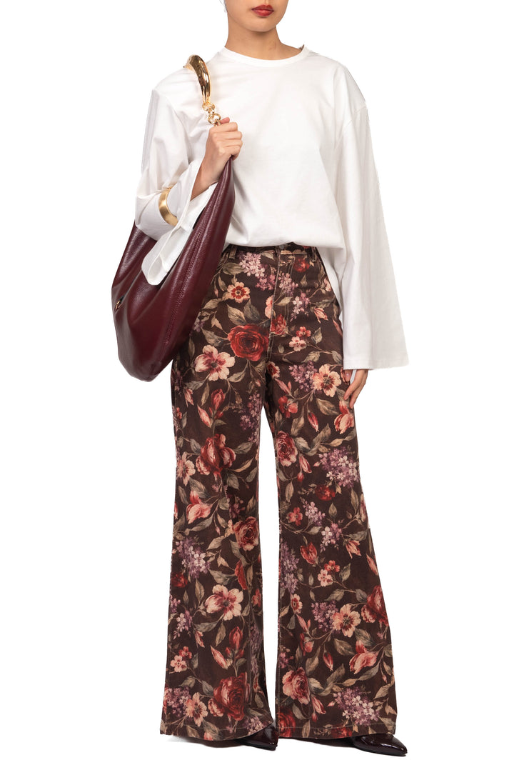 Have One - Jeans palazzo floreale Art. PSB-R305