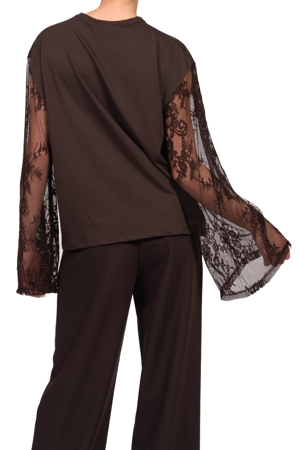 Vicolo - T-Shirt manica pizzo a campana Art. UAC0197