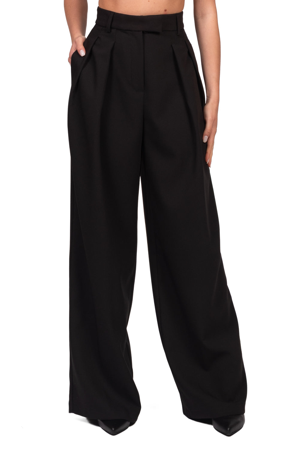 Tensione In - Pantalone palazzo con pinces Art. 27P6373