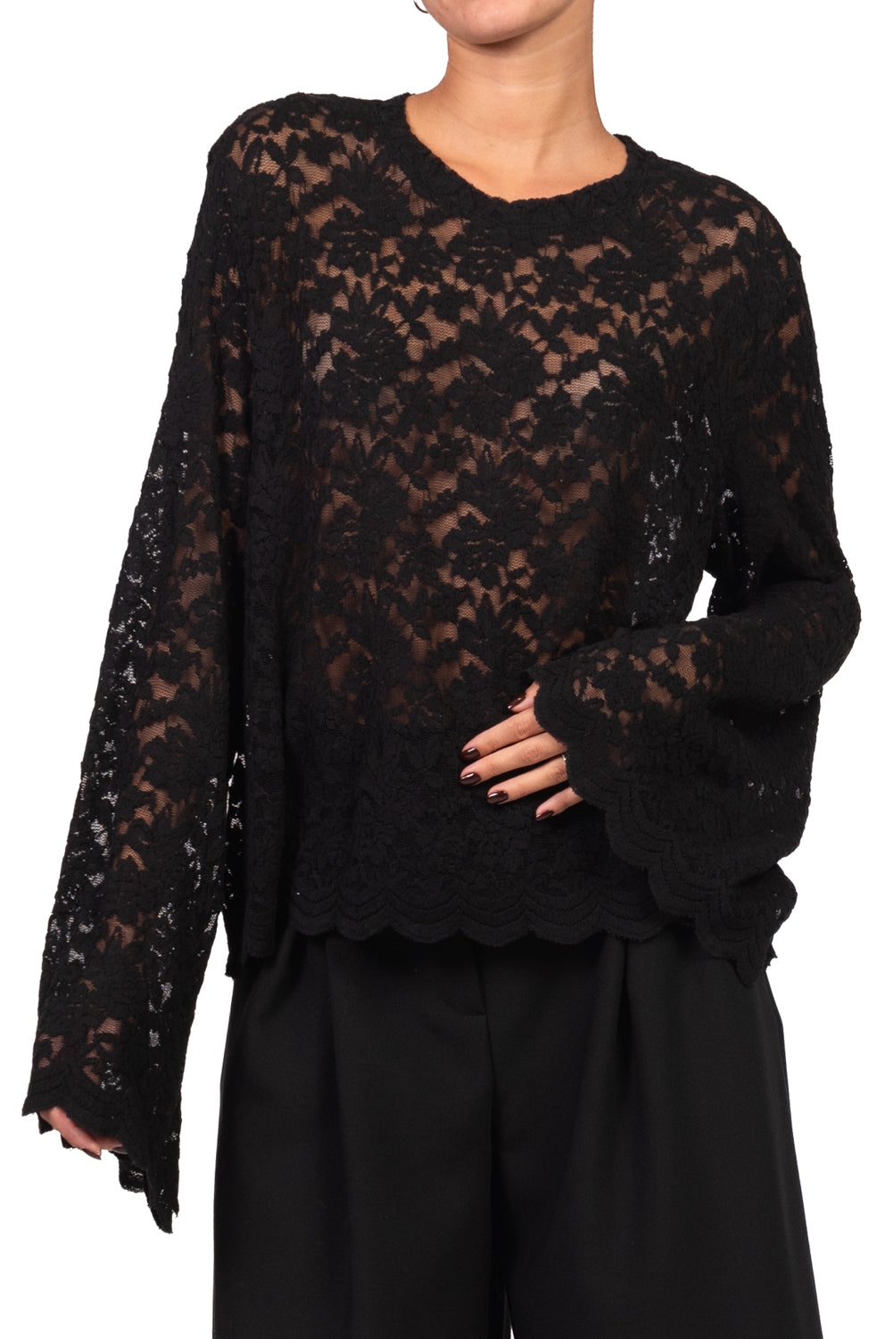 Have One - Maglia pizzo manica campana Art. TVS-R046