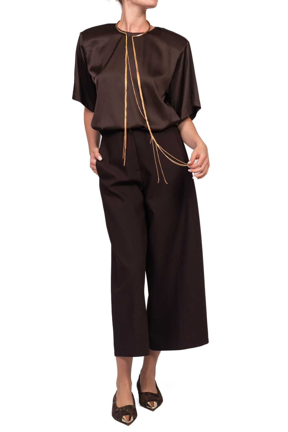 Vicolo - Blusa satin con spalline Art. TAC1581