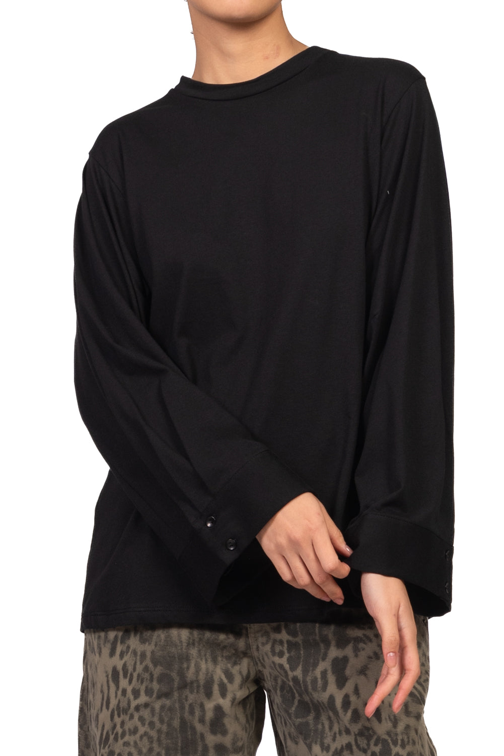 Tensione In - T-shirt con polsini Art. W26M771