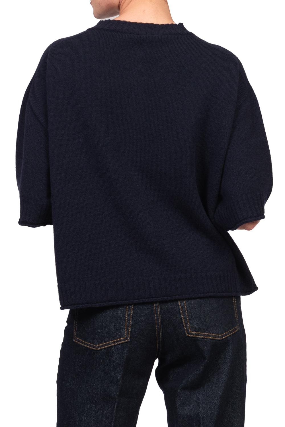 Kontatto - Cardigan mezza manica in lana Art. 3M1838CN