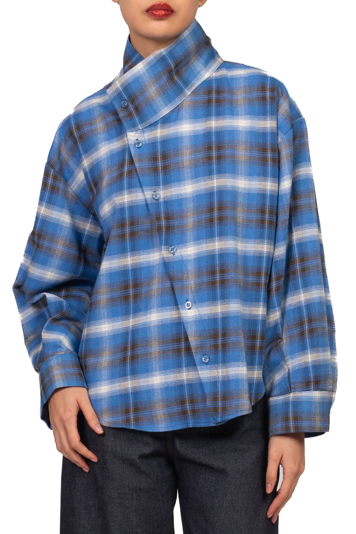 Have One - Camicia check chiusura asimmetrica Art. CVS-R050