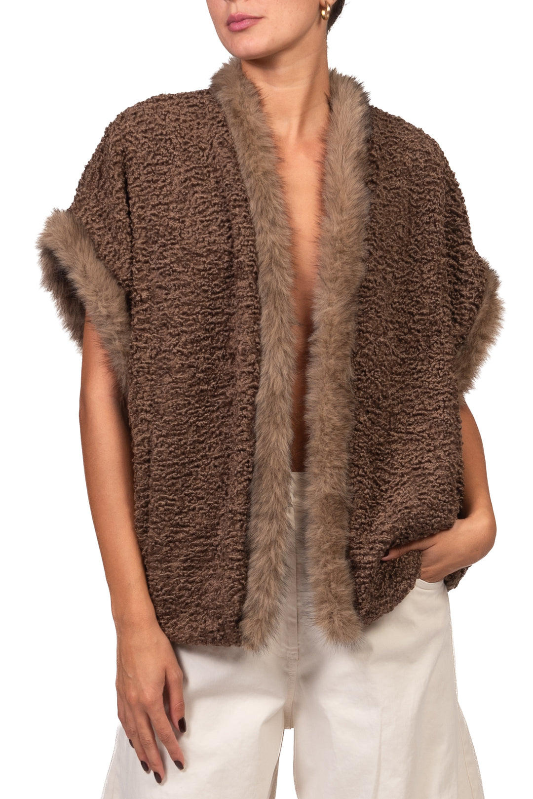 Dixie - Gilet effetto astracan Art. LAL72GD