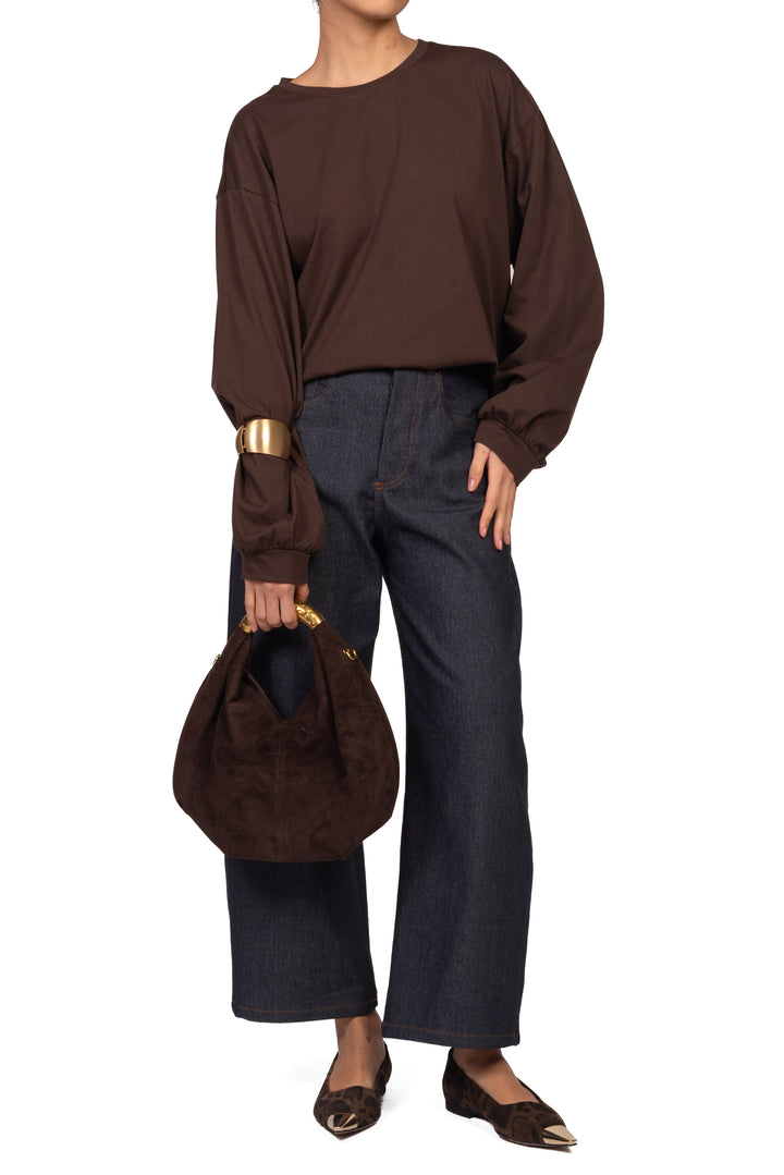 Tensione In - T-shirt over con polsini Art. FW260158